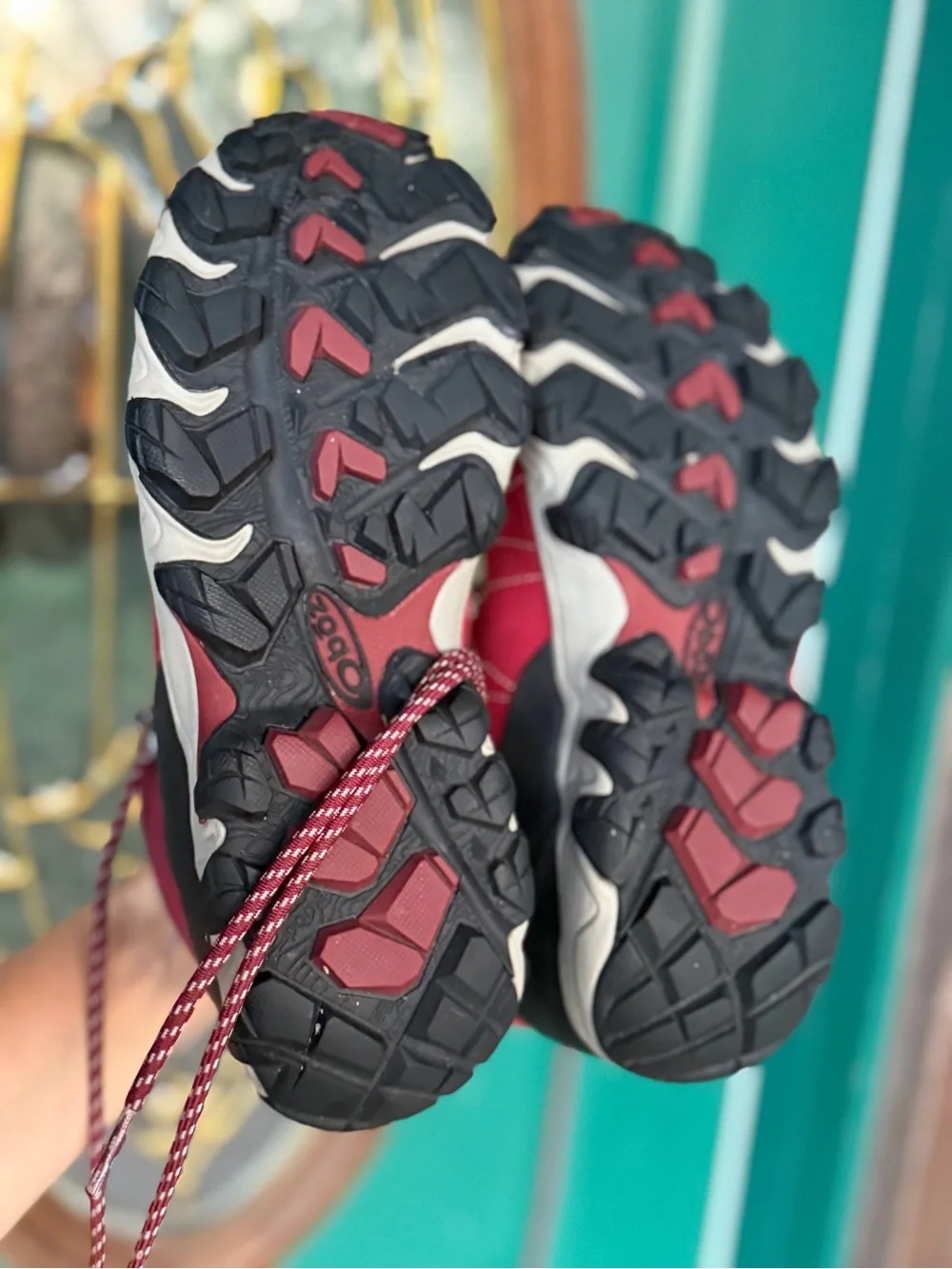 Oboz Women's Bridger Mid B-DRY Hiking Boots Womens 9.5 wide rio red 40 euro
